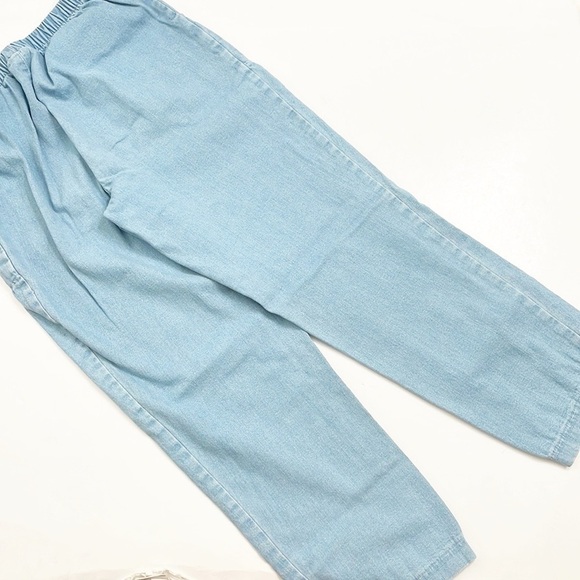 Croft & Barrow denim elastic pull on pants - Picture 2 of 3